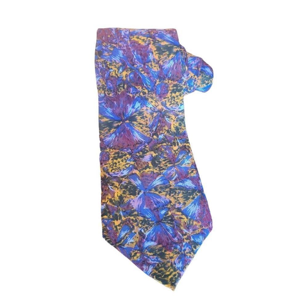 Molecular Expressions Coctail Collection Tie Kamicaze Stonehenge Silk USA Purple